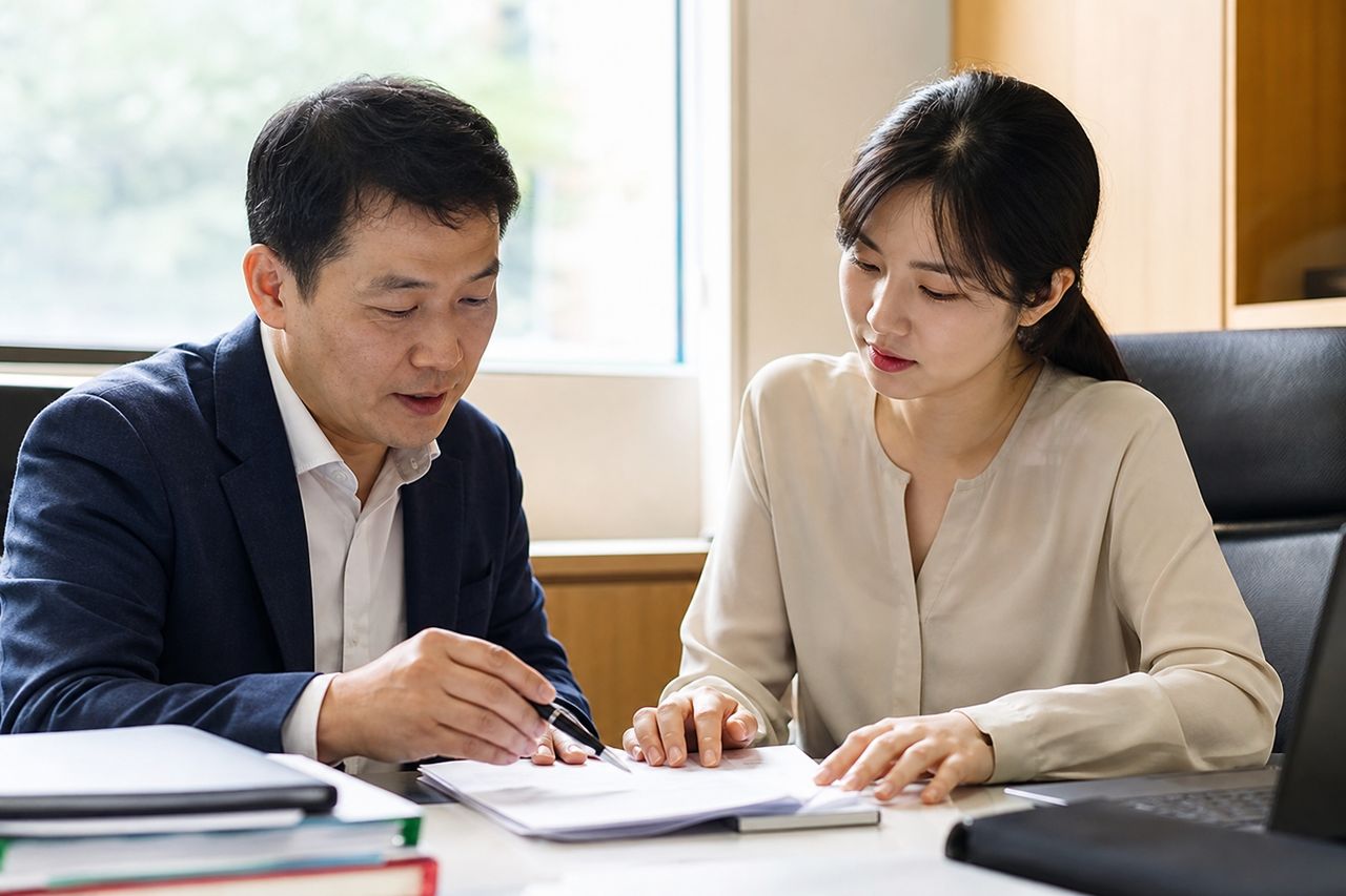 재개발 현금청산 통보서 받았는데 '청산 대상자인지 몰랐다' — 2026.2.3 도시정비법 시행령 개정 후 이의 제기 가능 기간과 협의 거부 시 수용재결까지 가는 타임라인 관련 전문가 상담·서류 검토 장면