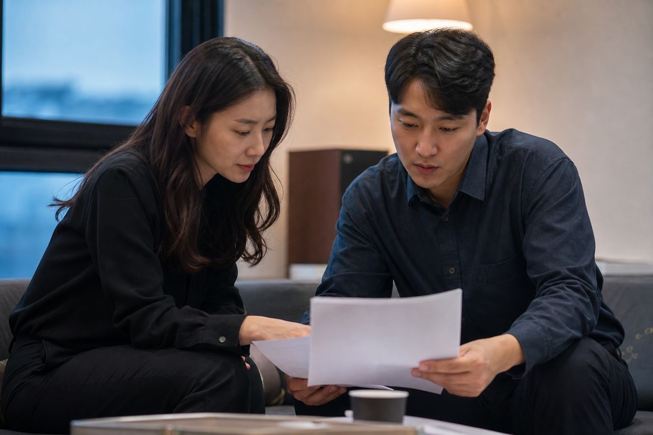 교통사고 합의, 보험사 제안 금액 그냥 받아도 될까? 관련 전문가 상담·서류 검토 장면