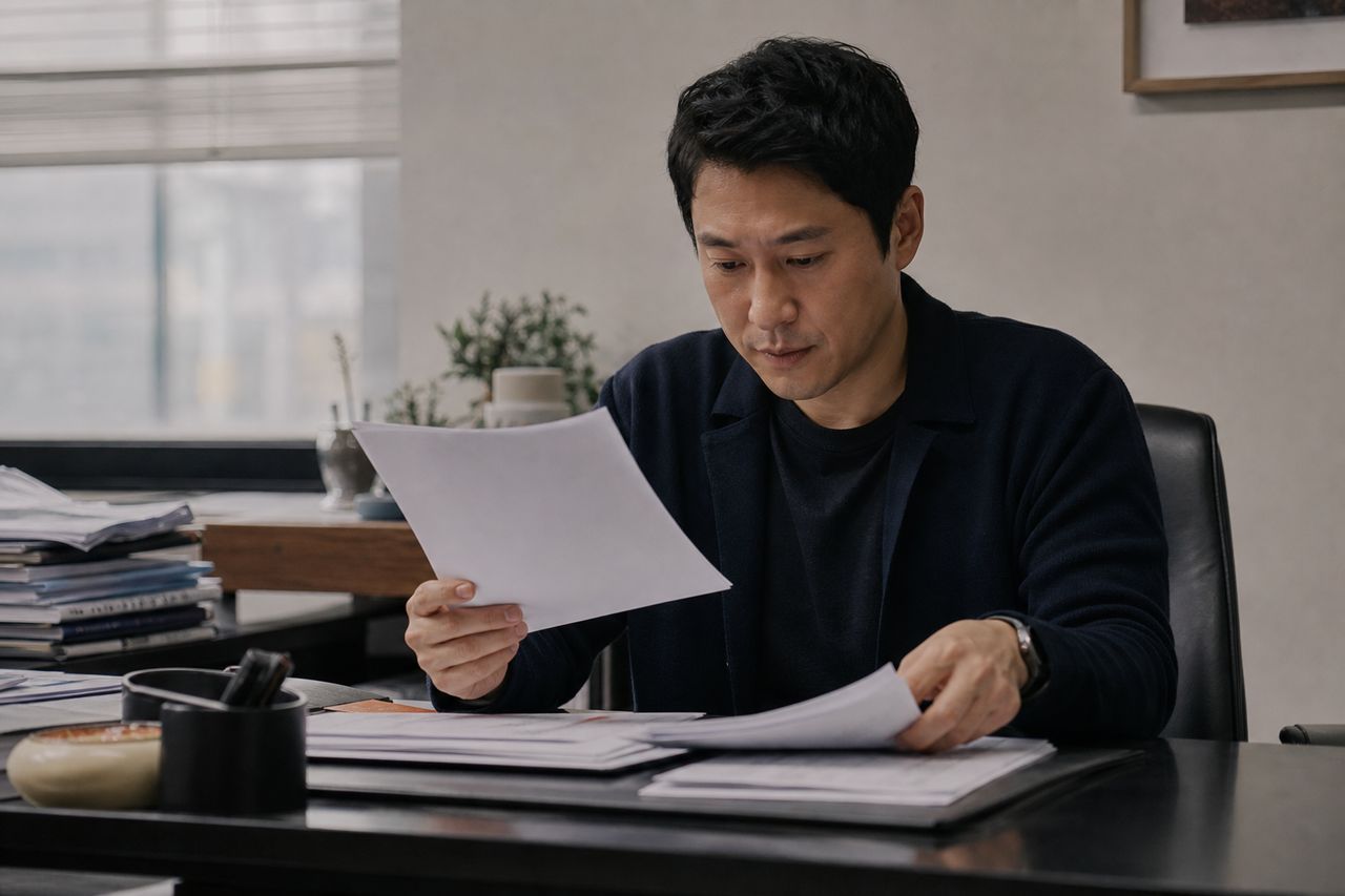 공사대금 못 받은 하청업체, 유치권·가압류 중 어떤 게 유리할까? 관련 상황을 보여주는 이미지 — 서류를 검토하는 모습