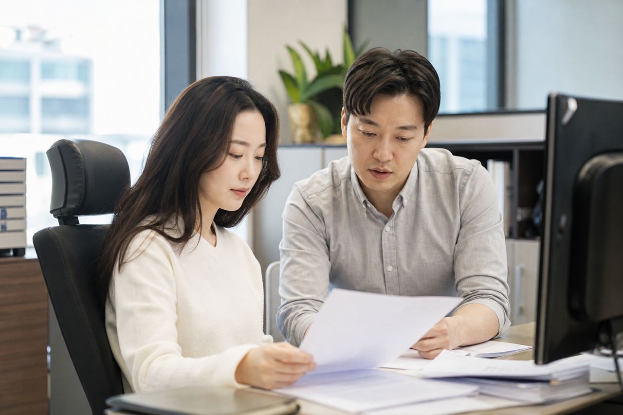 빌려준 돈을 일부 받았다면 남은 원금과 지급내역을 정리하는 법 관련 전문가 상담·서류 검토 장면